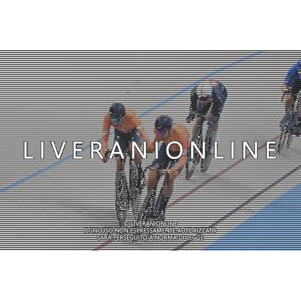 26-10-2025 World Championships Elite Track; Giornata 05; 2025, Olanda; Dorenbos, Yanne; Hoppezak, Vincent; Santiago Del Cile - Velodromo Penalolen; ©SIROTTI - AGENZIA ALDO LIVERANI SAS