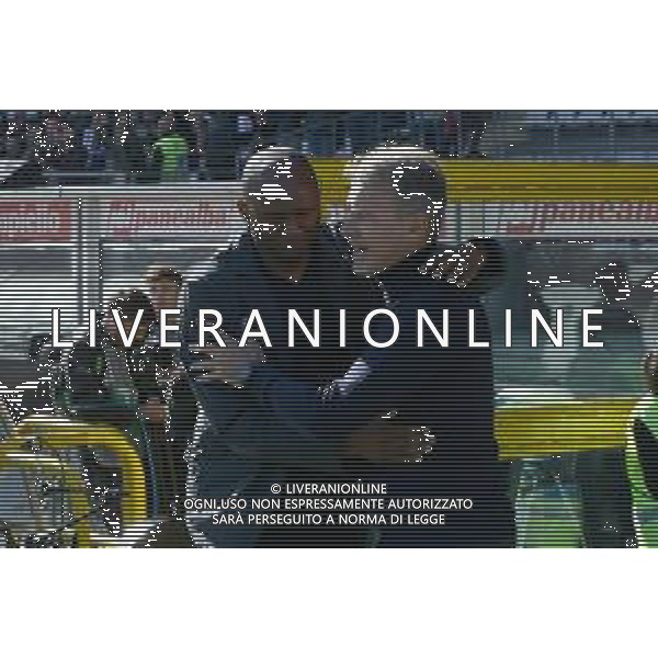 TVMV-Torino 26.10.2025 Stadio Grande Torino @Manuela Viganti/Ag. Aldo Liverani sas Torino vs Genoa Campionato Calcio Serie A Enilive 2025/2026 8a giornata Nella foto: patrick vieira e marco baroni ©TVMV - AGENZIA ALDO LIVERANI SAS