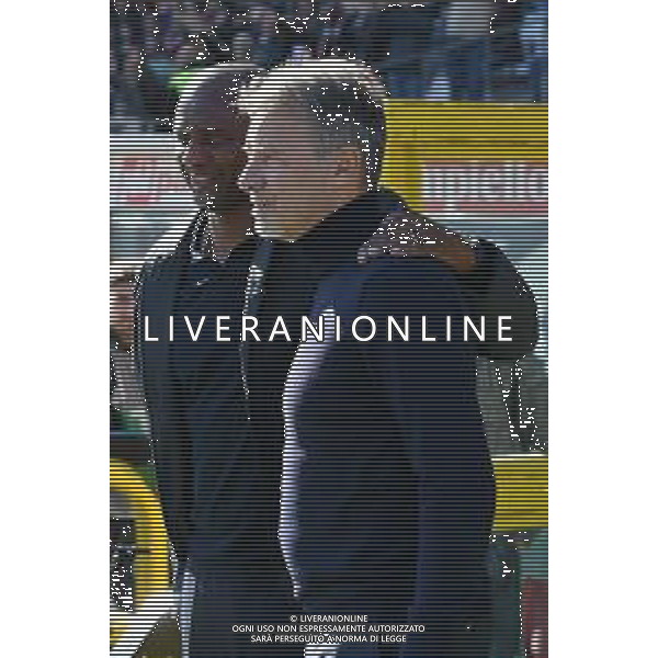 TVMV-Torino 26.10.2025 Stadio Grande Torino @Manuela Viganti/Ag. Aldo Liverani sas Torino vs Genoa Campionato Calcio Serie A Enilive 2025/2026 8a giornata Nella foto: patrick vieira e marco baroni ©TVMV - AGENZIA ALDO LIVERANI SAS