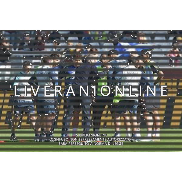 TVMV-Torino 26.10.2025 Stadio Grande Torino @Manuela Viganti/Ag. Aldo Liverani sas Torino vs Genoa Campionato Calcio Serie A Enilive 2025/2026 8a giornata Nella foto: marco baroni con i suoi giocatori ©TVMV - AGENZIA ALDO LIVERANI SAS