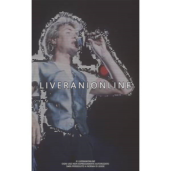 DIAP-RETROSPETTIVA SIMON LE BON CANTANTE NELLA FOTO SIMON LE BON NELL\'ANNO 1987 AG ALDO LIVERANI SAS