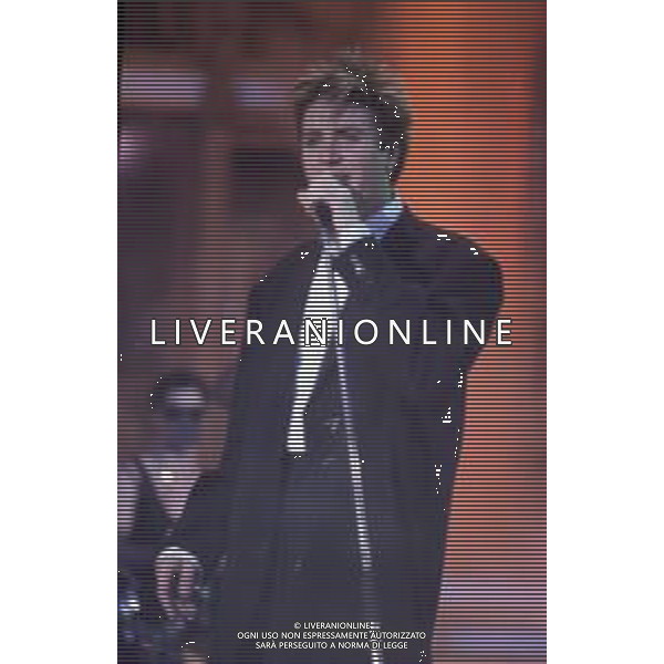 DIAP-RETROSPETTIVA SIMON LE BON CANTANTE NELLA FOTO SIMON LE BON NELL\'ANNO 1987 AG ALDO LIVERANI SAS