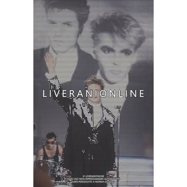 DIAP-RETROSPETTIVA SIMON LE BON CANTANTE NELLA FOTO SIMON LE BON NELL\'ANNO 1987 AG ALDO LIVERANI SAS