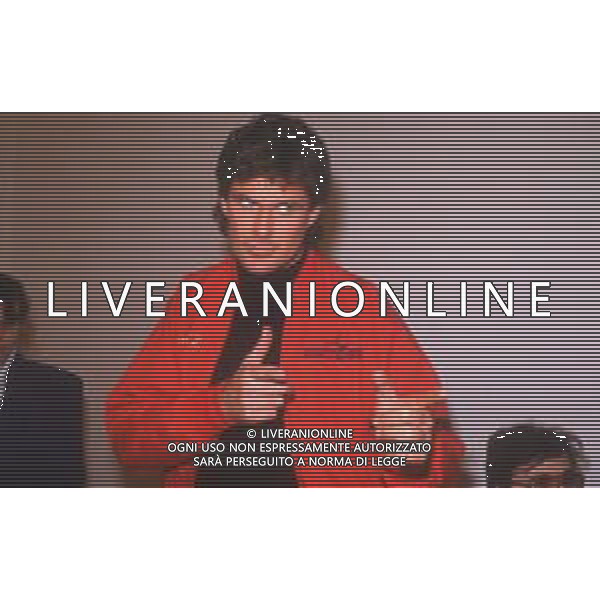 DIAP-RETROSPETTIVA DAVID HASSELFOFF ATTORE NELLA FOTO DAVID HASSELOFF OSPITE A MILANO DELLA TRASMISSIONE TELEVISIVA “DRIVE IN “ NELL\'ANNO 1988 AG ALDO LIVERANI SAS