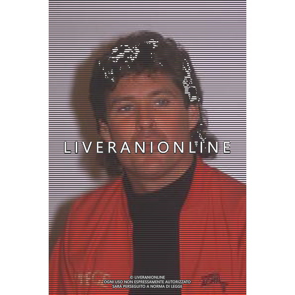 DIAP-RETROSPETTIVA DAVID HASSELFOFF ATTORE NELLA FOTO DAVID HASSELOFF OSPITE A MILANO DELLA TRASMISSIONE TELEVISIVA “DRIVE IN “ NELL\'ANNO 1988 AG ALDO LIVERANI SAS