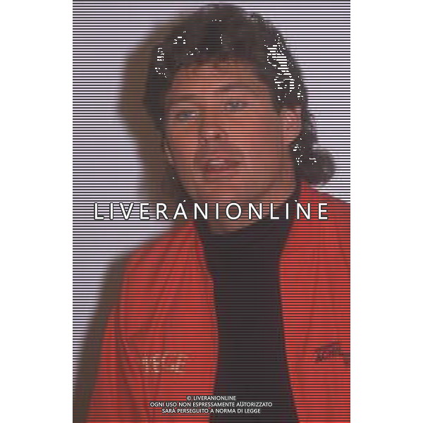 DIAP-RETROSPETTIVA DAVID HASSELFOFF ATTORE NELLA FOTO DAVID HASSELOFF OSPITE A MILANO DELLA TRASMISSIONE TELEVISIVA “DRIVE IN “ NELL\'ANNO 1988 AG ALDO LIVERANI SAS