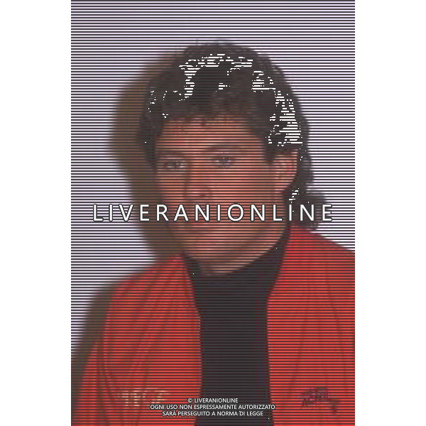 DIAP-RETROSPETTIVA DAVID HASSELFOFF ATTORE NELLA FOTO DAVID HASSELOFF OSPITE A MILANO DELLA TRASMISSIONE TELEVISIVA “DRIVE IN “ NELL\'ANNO 1988 AG ALDO LIVERANI SAS
