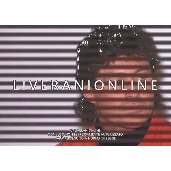 DIAP-RETROSPETTIVA DAVID HASSELFOFF ATTORE NELLA FOTO DAVID HASSELOFF OSPITE A MILANO DELLA TRASMISSIONE TELEVISIVA “DRIVE IN “ NELL\'ANNO 1988 AG ALDO LIVERANI SAS