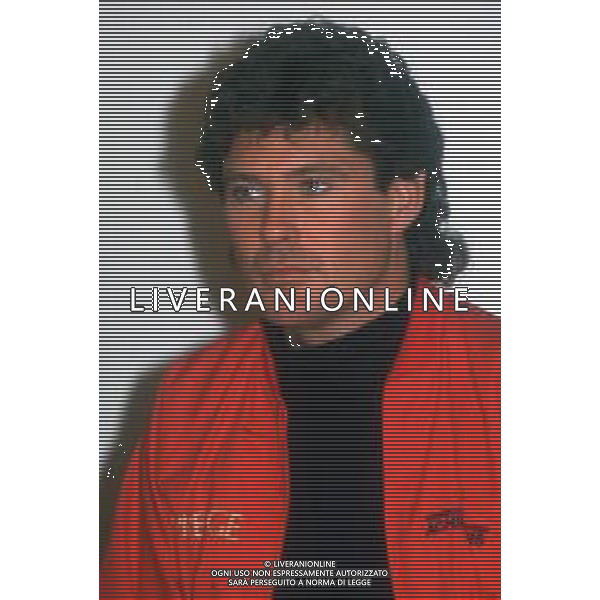 DIAP-RETROSPETTIVA DAVID HASSELFOFF ATTORE NELLA FOTO DAVID HASSELOFF OSPITE A MILANO DELLA TRASMISSIONE TELEVISIVA “DRIVE IN “ NELL\'ANNO 1988 AG ALDO LIVERANI SAS