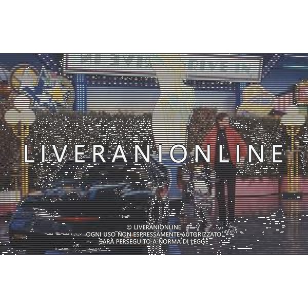 DIAP-RETROSPETTIVA DAVID HASSELFOFF ATTORE NELLA FOTO DAVID HASSELOFF OSPITE A MILANO DELLA TRASMISSIONE TELEVISIVA “DRIVE IN “ NELL\'ANNO 1988 AG ALDO LIVERANI SAS