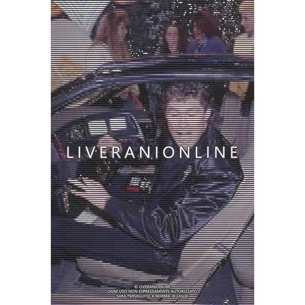 DIAP-RETROSPETTIVA DAVID HASSELFOFF ATTORE NELLA FOTO DAVID HASSELOFF OSPITE A MILANO DELLA TRASMISSIONE TELEVISIVA “DRIVE IN “ NELL\'ANNO 1988 AG ALDO LIVERANI SAS