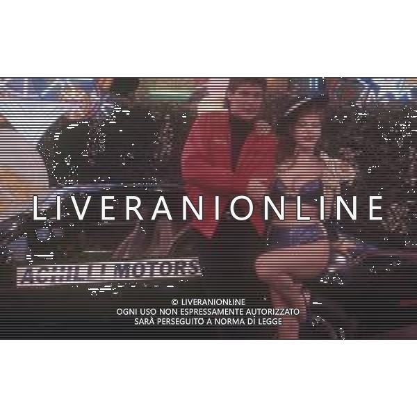 DIAP-RETROSPETTIVA DAVID HASSELFOFF ATTORE NELLA FOTO DAVID HASSELOFF OSPITE A MILANO DELLA TRASMISSIONE TELEVISIVA “DRIVE IN “ NELL\'ANNO 1988 AG ALDO LIVERANI SAS