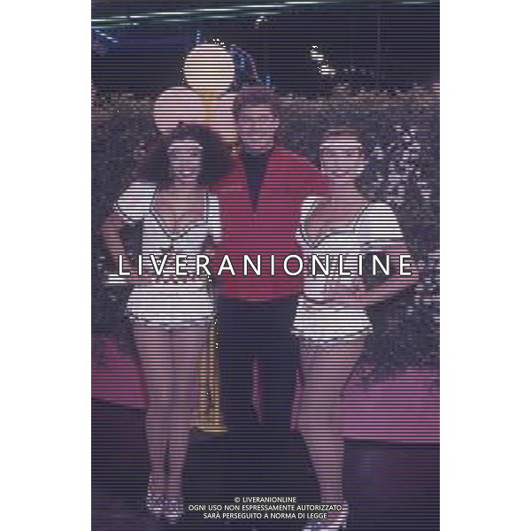 DIAP-RETROSPETTIVA DAVID HASSELFOFF ATTORE NELLA FOTO DAVID HASSELOFF OSPITE A MILANO DELLA TRASMISSIONE TELEVISIVA “DRIVE IN “ NELL\'ANNO 1988 AG ALDO LIVERANI SAS