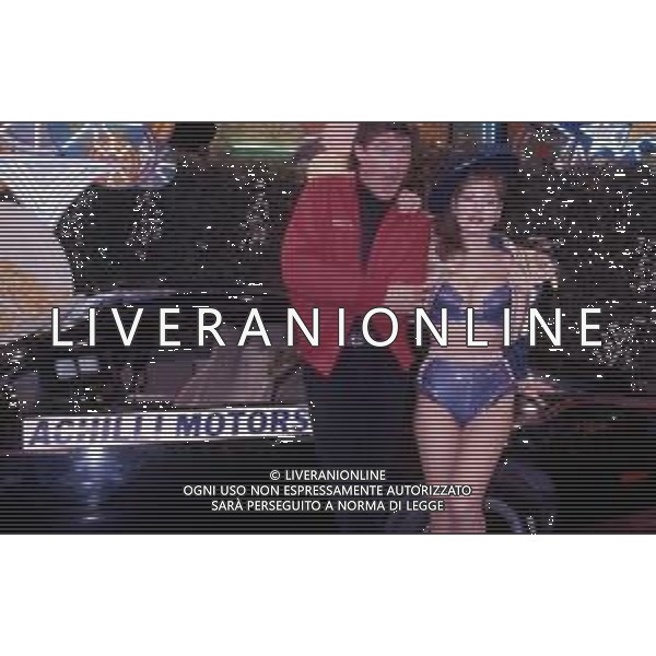 DIAP-RETROSPETTIVA DAVID HASSELFOFF ATTORE NELLA FOTO DAVID HASSELOFF OSPITE A MILANO DELLA TRASMISSIONE TELEVISIVA “DRIVE IN “ NELL\'ANNO 1988 AG ALDO LIVERANI SAS