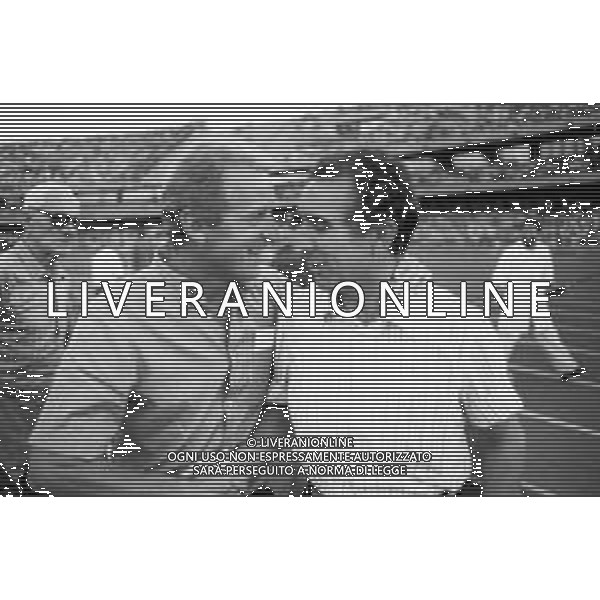 NEG- RETROSPETTIVA GIOVANNI TRAPATTONI ALLENATORE JUVENTUS NELLA FOTO GIOVANNI TRAPATTONI CON OSVALDO BAGNOLI (ALLENATORE VERONA) NELL’ANNO 1985-1986 AG ALDO LIVERANI SAS