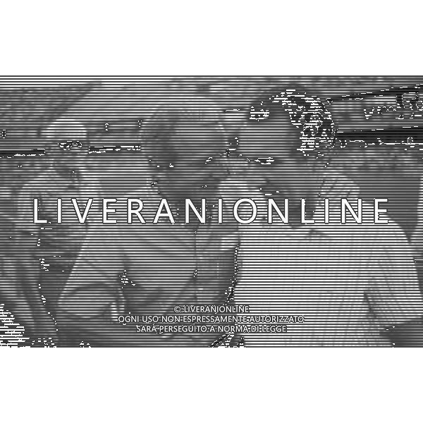 NEG- RETROSPETTIVA GIOVANNI TRAPATTONI ALLENATORE JUVENTUS NELLA FOTO GIOVANNI TRAPATTONI CON OSVALDO BAGNOLI (ALLENATORE VERONA) NELL’ANNO 1985-1986 AG ALDO LIVERANI SAS