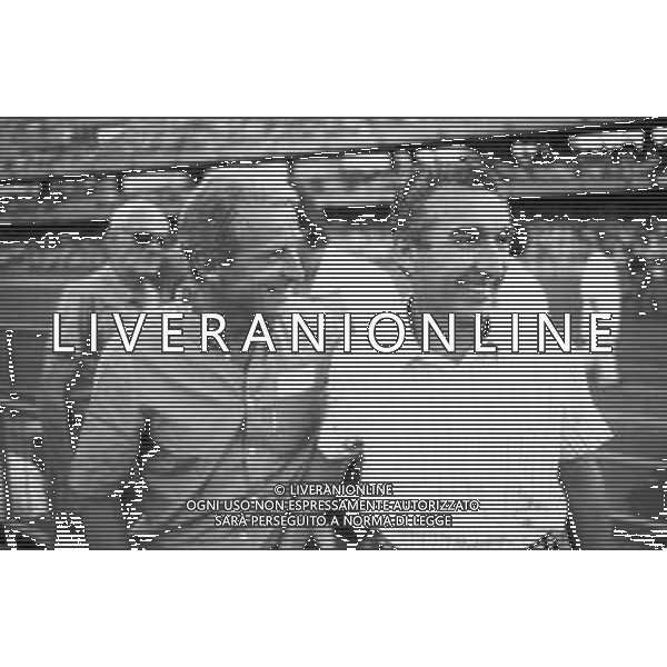 NEG- RETROSPETTIVA GIOVANNI TRAPATTONI ALLENATORE JUVENTUS NELLA FOTO GIOVANNI TRAPATTONI CON OSVALDO BAGNOLI (ALLENATORE VERONA) NELL’ANNO 1985-1986 AG ALDO LIVERANI SAS