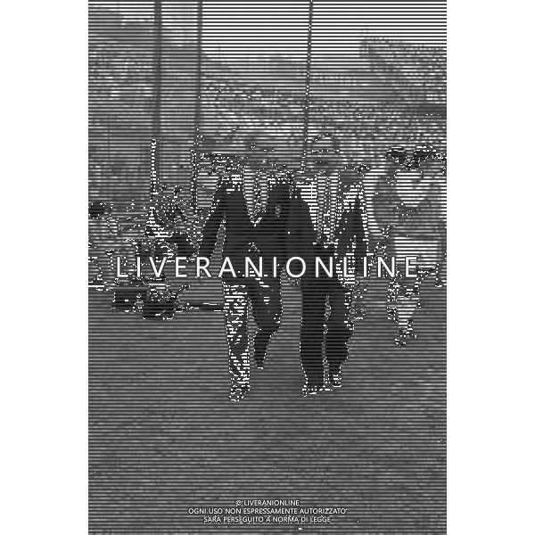 NEG- RETROSPETTIVA GIOVANNI TRAPATTONI ALLENATORE JUVENTUS NELLA FOTO GIOVANNI TRAPATTONI CON TOMISLAV IVIC (ALLENATORE COMO) NELL’ANNO 1985-1986 AG ALDO LIVERANI SAS