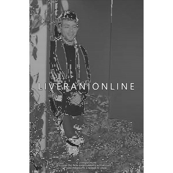 Neg- RETROSPETTIVA PAOLO ROSSI ATTORE E COMICO NELLA FOTO PAOLO ROSSI A MILANO TERRAZZA MARTINI NELL’ANNO 1987 AG ALDO LIVERANI SAS