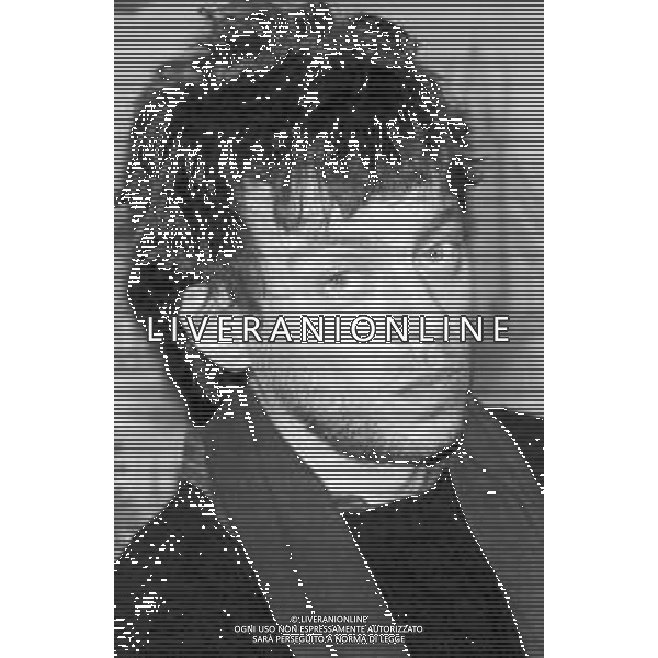 Neg- RETROSPETTIVA PAOLO ROSSI ATTORE E COMICO NELLA FOTO PAOLO ROSSI A MILANO TERRAZZA MARTINI NELL’ANNO 1987 AG ALDO LIVERANI SAS