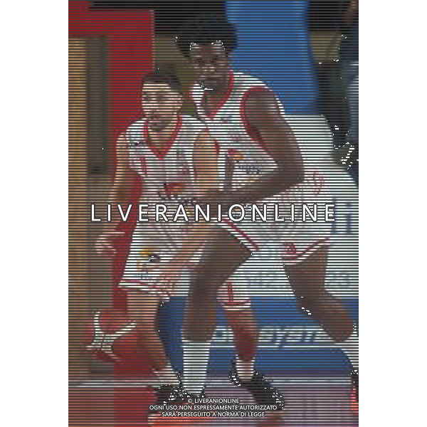 IMOLA 26 10 2025 UP ANDREA COSTA BASKET-VERODOL CBD PIELLE LIVORNO SERIE B1 NELLA FOTO GEORGES TAMANI E ROBERTO CHESSARI UP ANDREA COSTA ©SANNA - AGENZIA ALDO LIVERANI SAS