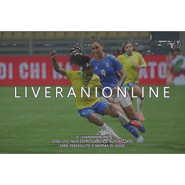 TVRCOR - Italia vs Brasile – Amichevole nazionale Italiana femminile – Stadio Ennio Tardini Parma (PR) 28-10-2025 nella foto Martina Piemonte e Taina Jose Lopes FOTO ROBERTA CORRADIN-AG ALDO LIVERANI SAS