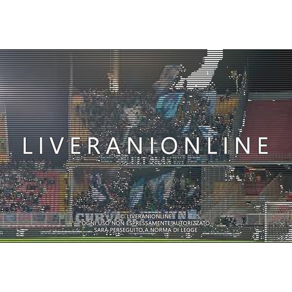 TVEM October 28, 2025 Lecce, Italy - US Lecce vs SSC Napoli - Italian soccer serie A 2025/26 - Via Del Mare Stadium. In the pic: Supporters of SSC Napoli FOTO EMMANUELE MASTRODONATO-AG ALDO LIVERNI SAS