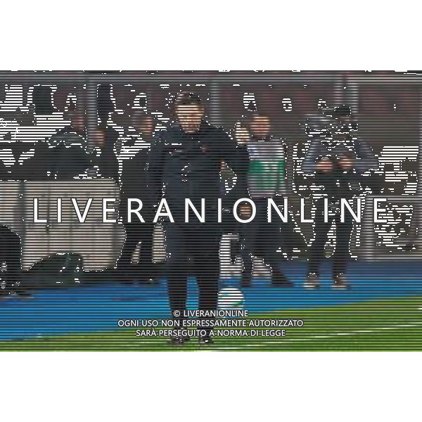TVEM October 28, 2025 Lecce, Italy - US Lecce vs SSC Napoli - Italian soccer serie A 2025/26 - Via Del Mare Stadium. In the pic: coach Eusebio Di Francesco of US Lecce FOTO EMMANUELE MASTRODONATO-AG ALDO LIVERNI SAS