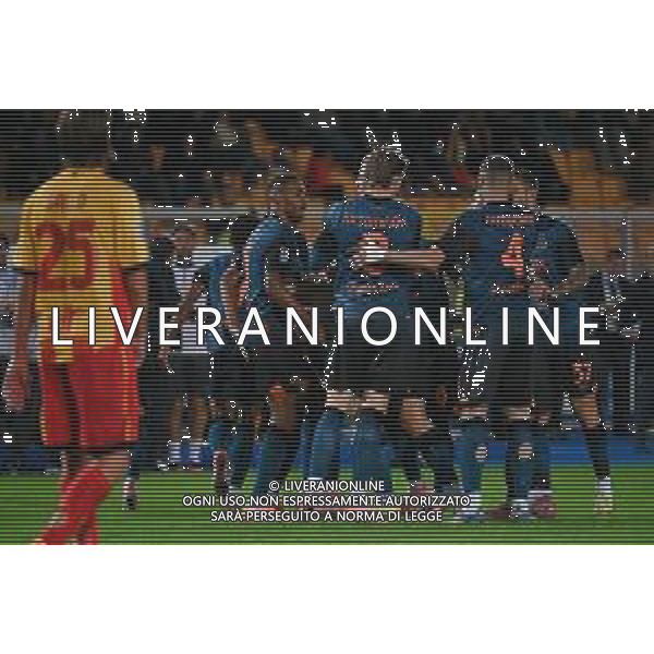 TVPG US Lecce vs SSC Napoli nella foto Esultanza dopo il gol di Anguissa SSC Napoli Lecce (ITA) 28-10 -2025 Stadio “E. Giardiniero” Via del Mare - Nona Giornata Serie A EniLive 2025/26 ©TVPG Pasquale Golia - AGENZIA ALDO LIVERANI SAS