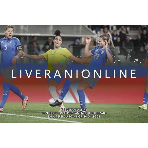 TVRCOR - Italia vs Brasile – Amichevole nazionale Italiana femminile – Stadio Ennio Tardini Parma (PR) 28-10-2025 nella foto Cecilia Salvai e Amanda Gutierres Dos Santos FOTO ROBERTA CORRADIN-AG ALDO LIVERANI SAS