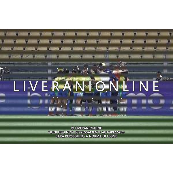 TVRCOR - Italia vs Brasile – Amichevole nazionale Italiana femminile – Stadio Ennio Tardini Parma (PR) 28-10-2025 nella foto esultanza Brasile dopo il goal di Luany Vitoria Da Silva Rosa FOTO ROBERTA CORRADIN-AG ALDO LIVERANI SAS
