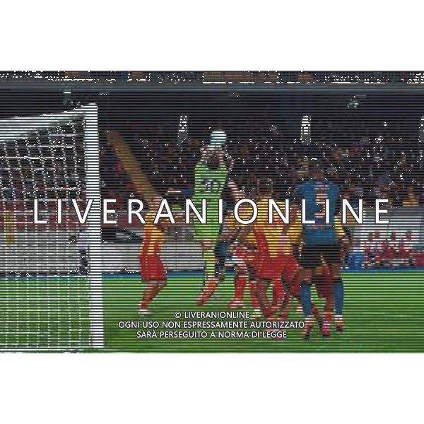 TVEM October 28, 2025 Lecce, Italy - US Lecce vs SSC Napoli - Italian soccer serie A 2025/26 - Via Del Mare Stadium. In the pic: Wladimiro Falcone of US Lecce ©TVEM Emmanuele Mastrodonato - AGENZIA ALDO LIVERANI SAS