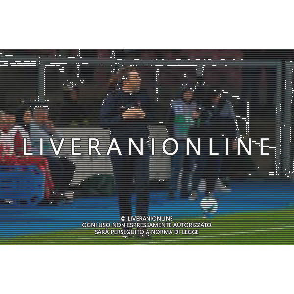 TVEM October 28, 2025 Lecce, Italy - US Lecce vs SSC Napoli - Italian soccer serie A 2025/26 - Via Del Mare Stadium. In the pic: coach Eusebio Di Francesco of US Lecce ©TVEM Emmanuele Mastrodonato - AGENZIA ALDO LIVERANI SAS