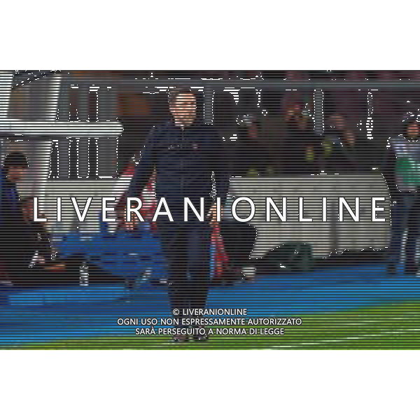 TVEM October 28, 2025 Lecce, Italy - US Lecce vs SSC Napoli - Italian soccer serie A 2025/26 - Via Del Mare Stadium. In the pic: coach Eusebio Di Francesco of US Lecce ©TVEM Emmanuele Mastrodonato - AGENZIA ALDO LIVERANI SAS