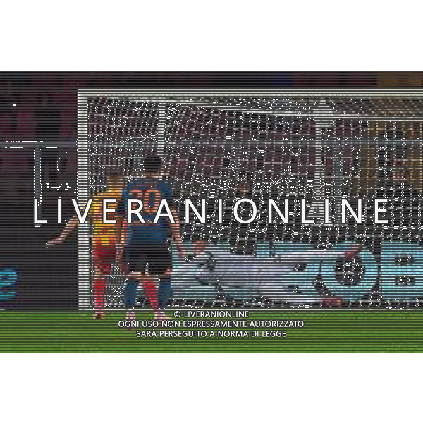 TVEM October 28, 2025 Lecce, Italy - US Lecce vs SSC Napoli - Italian soccer serie A 2025/26 - Via Del Mare Stadium. In the pic: Vanja Milinkovic Savic of SSC Napoli penalty saved ©TVEM Emmanuele Mastrodonato - AGENZIA ALDO LIVERANI SAS