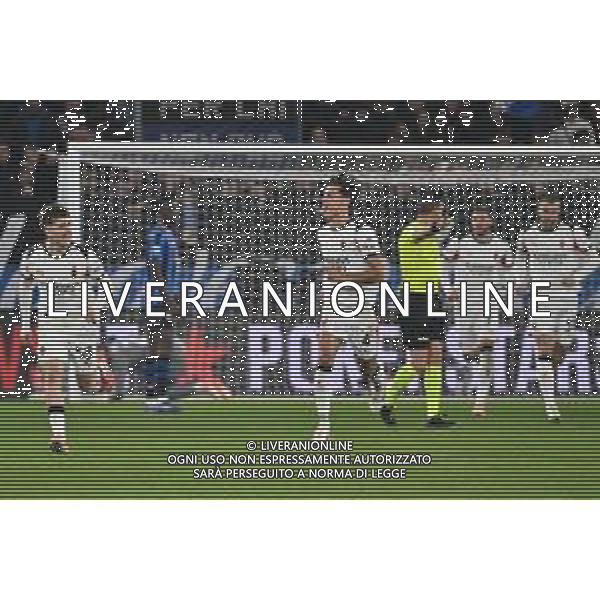 Atalanta vs Milan nella foto Samuele Ricci (Milan) esultanza dopo il gol dell\'1 a 0 Bergamo 28-10-2025 New Balance Arena - Stadio di Bergamo Atalanta vs Milan Campionato Serie A Enilive - 9a giornata foto Roberto Garavaglia/Agenzia Aldo Liverani sas