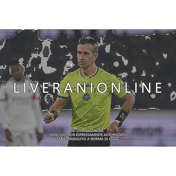 Atalanta vs Milan nella foto l\'arbitro Daniele Doveri di Roma Bergamo 28-10-2025 New Balance Arena - Stadio di Bergamo Atalanta vs Milan Campionato Serie A Enilive - 9a giornata foto Roberto Garavaglia/Agenzia Aldo Liverani sas