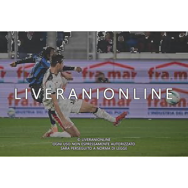 Atalanta vs Milan nella foto Ademola Lookman (Atalanta) segna il gol dell\'1 a 1 Bergamo 28-10-2025 New Balance Arena - Stadio di Bergamo Atalanta vs Milan Campionato Serie A Enilive - 9a giornata foto Roberto Garavaglia/Agenzia Aldo Liverani sas