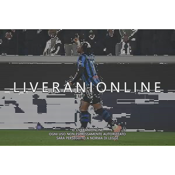 Atalanta vs Milan nella foto Ademola Lookman (Atalanta) esultanza dopo il gol dell\'1 a 1 Bergamo 28-10-2025 New Balance Arena - Stadio di Bergamo Atalanta vs Milan Campionato Serie A Enilive - 9a giornata foto Roberto Garavaglia/Agenzia Aldo Liverani sas