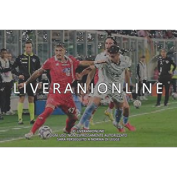 Palermo, Italia, 28 ottobre 2025. Stadio Renzo Barbera, Palermo vs Monza, match valido per il campionato di Serie B 2025/2026. Nella foto: Dany Mota (Monza) e Niccolo’ Pierozzi (Palermo FC) ©FEDERICO SERRA - AGENZIA ALDO LIVERANI SAS