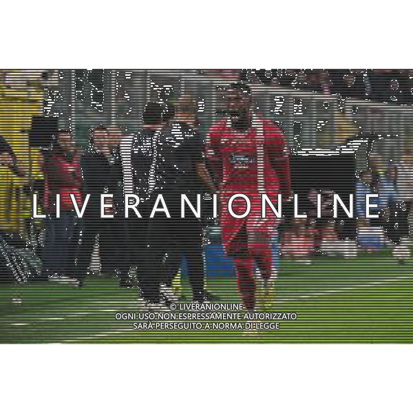 Palermo, Italia, 28 ottobre 2025. Stadio Renzo Barbera, Palermo vs Monza, match valido per il campionato di Serie B 2025/2026. Nella foto: Proteste Keita Balde’ (Monza) ©FEDERICO SERRA - AGENZIA ALDO LIVERANI SAS