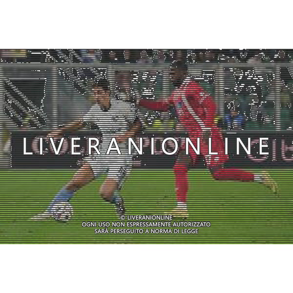 Palermo, Italia, 28 ottobre 2025. Stadio Renzo Barbera, Palermo vs Monza, match valido per il campionato di Serie B 2025/2026. Nella foto: Filippo Ranocchia (Palermo FC) e Keita Balde’ (Monza) ©FEDERICO SERRA - AGENZIA ALDO LIVERANI SAS