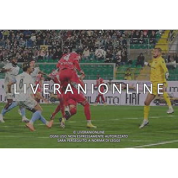 Palermo, Italia, 28 ottobre 2025. Stadio Renzo Barbera, Palermo vs Monza, match valido per il campionato di Serie B 2025/2026. Nella foto: Gol Armando Izzo (Monza) ©FEDERICO SERRA - AGENZIA ALDO LIVERANI SAS