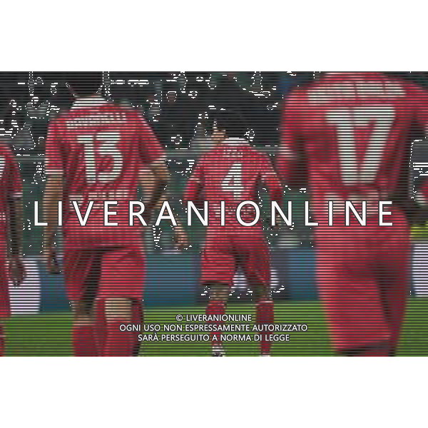 Palermo, Italia, 28 ottobre 2025. Stadio Renzo Barbera, Palermo vs Monza, match valido per il campionato di Serie B 2025/2026. Nella foto: Esultanza Armando Izzo (Monza) ©FEDERICO SERRA - AGENZIA ALDO LIVERANI SAS