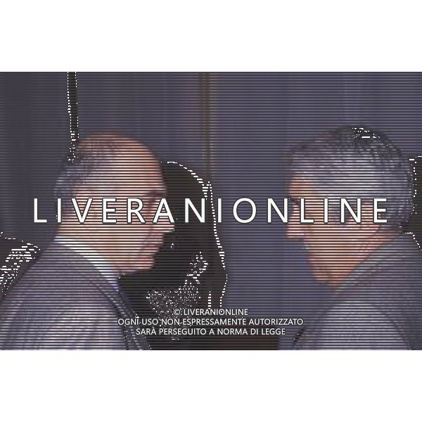 DIAP-RETROSPETTIVA ADRIANO GALLIANI AMMINISTRATORE DELEGATO AC MILAN NELLA FOTO ADRIANO GALLIANI CON RENZO RIGHETTI AG ALDO LIVERANI SAS