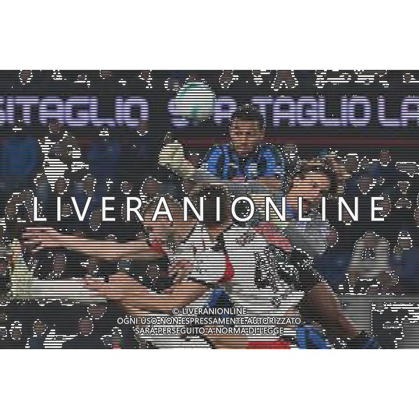 Atalanta vs Milan nella foto mischia in area Atalanta Bergamo 28-10-2025 New Balance Arena - Stadio di Bergamo Atalanta vs Milan Campionato Serie A Enilive - 9a giornata foto Roberto Garavaglia/Agenzia Aldo Liverani sas