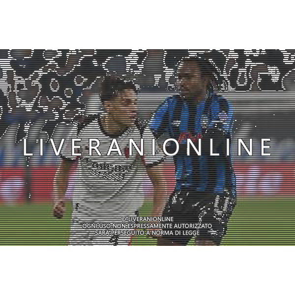Atalanta vs Milan nella foto Samuele Ricci (Milan) e Ademola Lookman (Atalanta) Bergamo 28-10-2025 New Balance Arena - Stadio di Bergamo Atalanta vs Milan Campionato Serie A Enilive - 9a giornata foto Roberto Garavaglia/Agenzia Aldo Liverani sas
