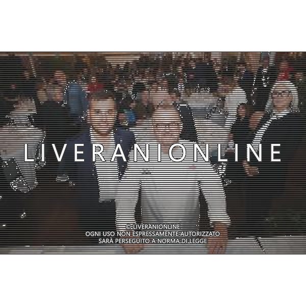 IMOLA 28 10 2025 BACCANALE 2025 A TAVOLA CON...MASSIMO SPIGAROLI CHEF STELLATO NELLA FOTO CHEF MASSIMO SPIGAROLI CON SINDACO DI IMOLA MARCO PANIERI ©SANNA - AGENZIA ALDO LIVERANI SAS