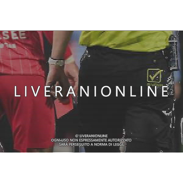 Palermo, Italia, 28 ottobre 2025. Stadio Renzo Barbera, Palermo vs Monza, match valido per il campionato di Serie B 2025/2026. Nella foto: Cartellino Rosso ©FEDERICO SERRA - AGENZIA ALDO LIVERANI SAS