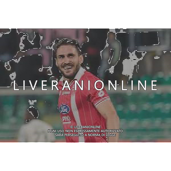 Palermo, Italia, 28 ottobre 2025. Stadio Renzo Barbera, Palermo vs Monza, match valido per il campionato di Serie B 2025/2026. Nella foto: esultanza Paulo Azzi (Monza) ©FEDERICO SERRA - AGENZIA ALDO LIVERANI SAS